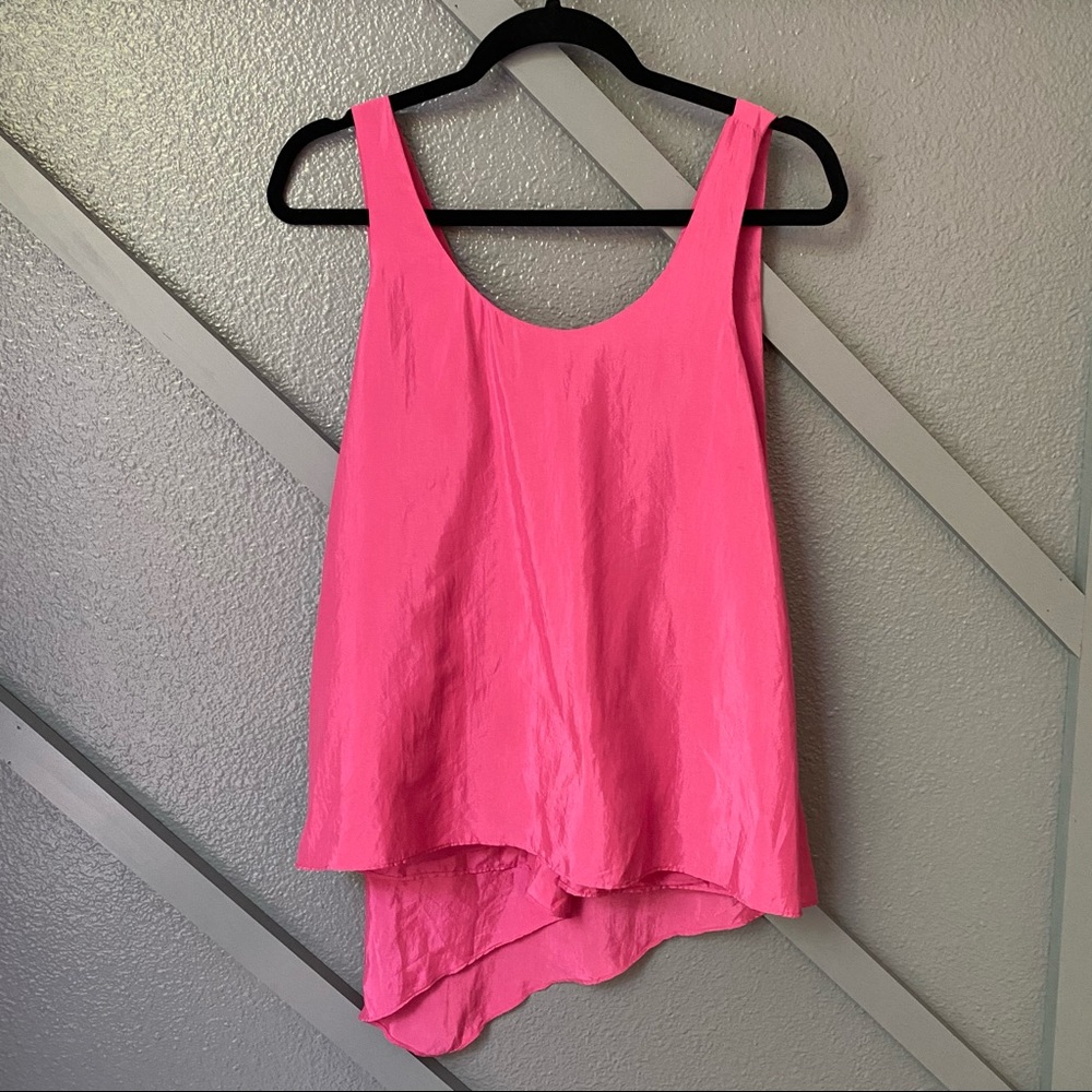 NWT BCBG hot pink sleeveless top
